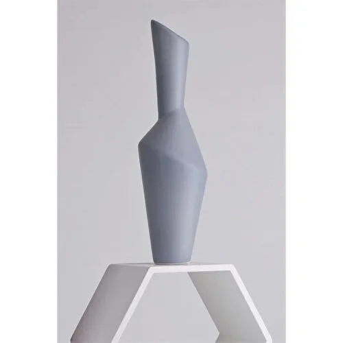 Beige & Stone Liena Vazo Dekoratif Obje