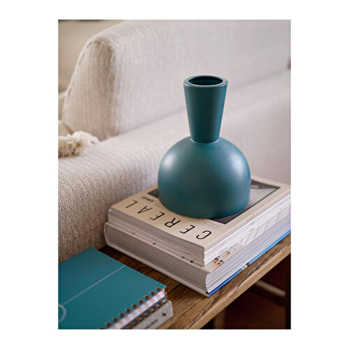 Beige & Stone Laura Green Vazo Dekoratif Obje