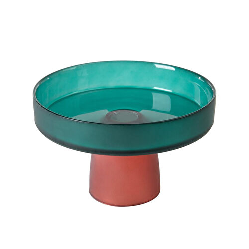 Mudo Home Colors Ayakli Cam Sunum 18cm- Yeşi̇l