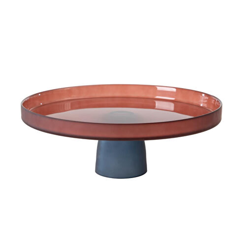 Mudo Home Colors Ayakli Cam Sunum 28cm -kirmizi