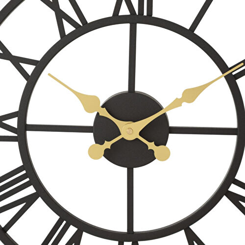 Mudo Home Holmberg Black Duvar Saati̇ 41cm