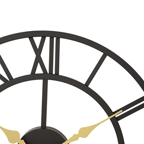 Mudo Home Holmberg Black Duvar Saati̇ 41cm