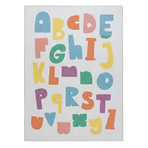 Itsy Bitsy Kids Alphabed Çok Renkli Yıkanabilir Çocuk Halısı 120x160cm