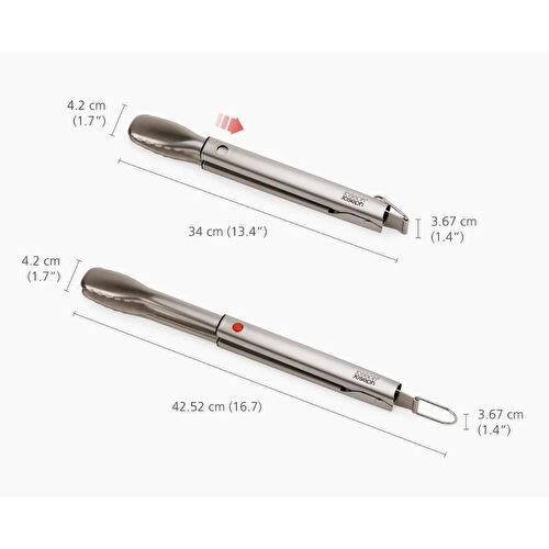 Joseph Joseph Grillout 2 Li Paslanmaz Çelik Barbekü Spatulası Ve Maşa Seti