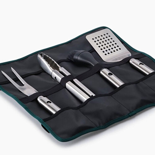 Joseph Joseph Grillout 4 Lü Paslanmaz Çelik Barbekü Aksesuar Seti Taşıma Çantalı