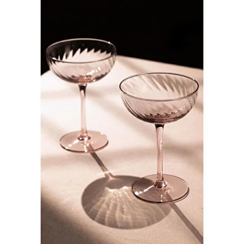 Rakle Premium El Yapımı Kendinden Renkli 2'li Cup Seti Pembe 230 Cc