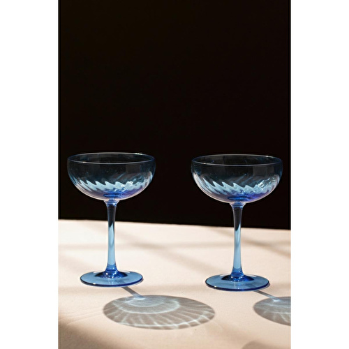 Rakle Premium El Yapımı Kendinden Renkli 2'li Cup Seti Mavi 230 Cc