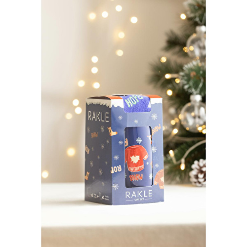 Rakle Christmas Joy&snow Çoraplı Hediye Seti Lacivert 380 Cc Rakle Christmas Joy&snow Çoraplı Hediye Seti Lacivert 380 Cc