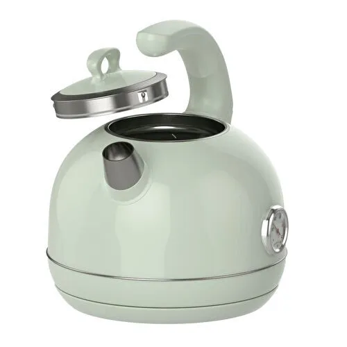Premier Prk 1215c Retro Tasarımlı Analog Göstergeli Paslanmaz Çelik Hazneli Su Isıtıcısı Cool Touch Kettle Yeşil Renk