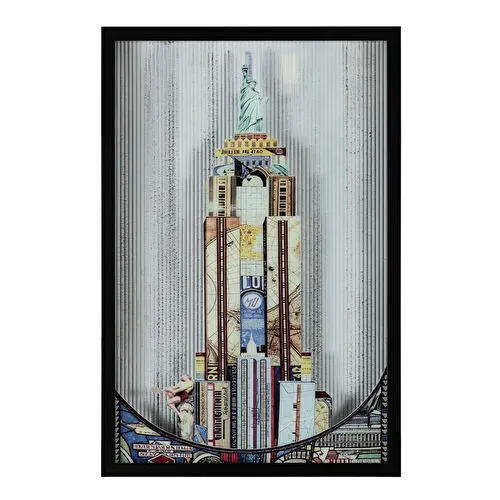 Mudo Home Eternity Çerçeveli̇ Cam Tablo 60x90 Cm