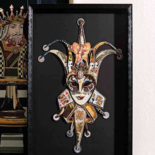 Mudo Home Black Joker Çerçeveli̇ Pano 60x90 Cm