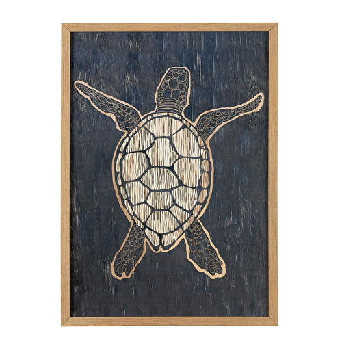 Mudo Home Terrapin Çerçeveli̇ Ahşap Tablo 50x70cm