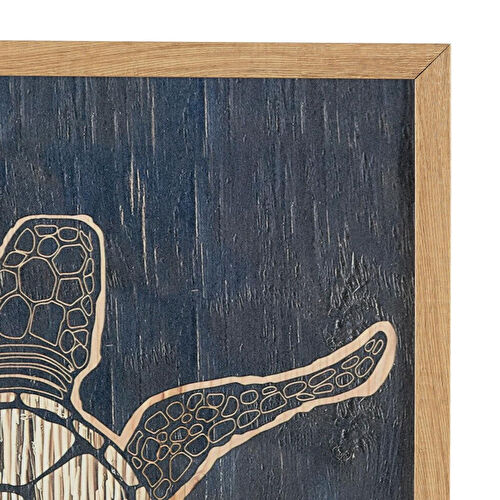 Mudo Home Terrapin Çerçeveli̇ Ahşap Tablo 50x70cm