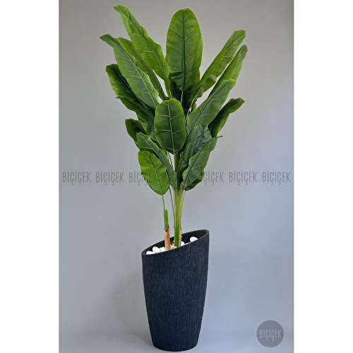 Biçiçek Yapay Muz Ağacı 230 Cm Lux Dış Mekan Saksıda 1 Biçiçek Yapay Muz Ağacı 230 Cm Lux Dış Mekan Saksıda 1