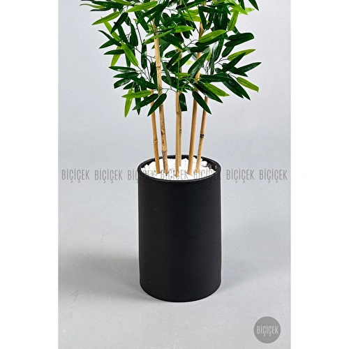 Biçiçek Yapay Bambu Ağacı 6 Dallı 150 Cm Yoğun Yapraklı Metalsaksı Biçiçek Yapay Bambu Ağacı 6 Dallı 150 Cm Yoğun Yapraklı Metalsaksı