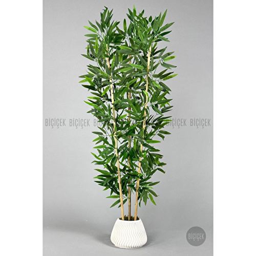 Biçiçek Yapay Bambu Ağacı 140cm Yoğun Yapraklı 150555100 Biçiçek Yapay Bambu Ağacı 140cm Yoğun Yapraklı 150555100
