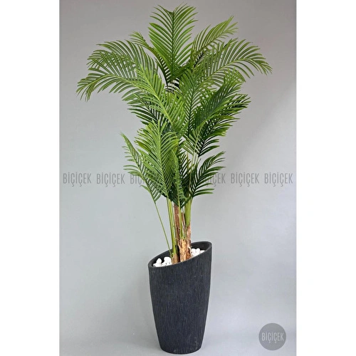 Biçiçek Yapay Areka Palmiyesi 250 Cm Lux Dış Mekan Saksıda 1