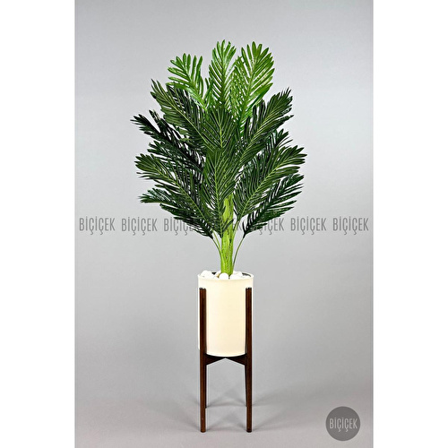 Biçiçek 150cm Areka Ağacı Ayaklı Metal Saksıda 1