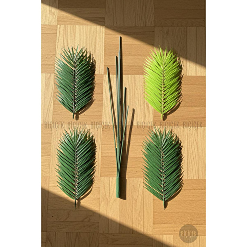 Biçiçek Areka Ağaci 24 Yaprakli 120-130 Cm Çok Renkli