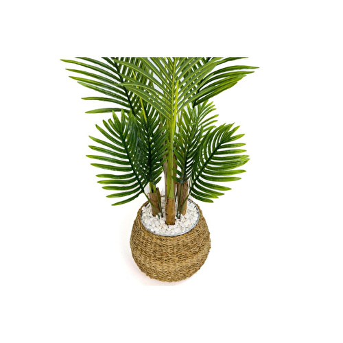 Biçiçek Areka Palmiyesi 130cm Geoit Hasır Saksıda