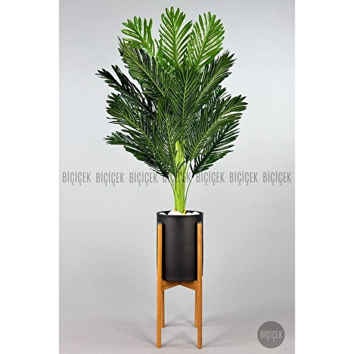Biçiçek 150cm Areka Ağacı Ayaklı Metal Saksıda 5