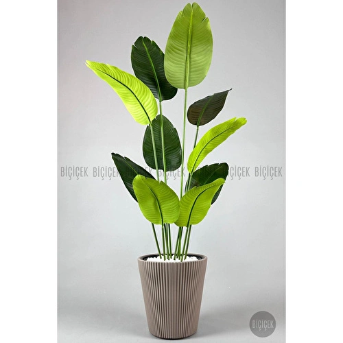 Biçiçek Yapay Muz Ağacı 145-185 Cm Kahverengi2