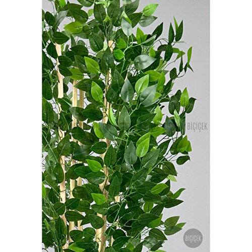 Biçiçek Yapay Benjamin Ağacı 170cm Hasır Geoit Saksıda