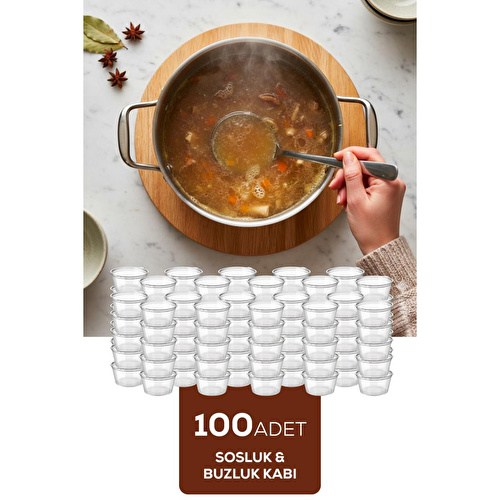 Vienev 100'lü Dondurucuya Uygun Saklama Kabı – 60 Ml İlik, Tavuk Suyu, Sos Ve İlaç Saklama Kabı Vienev 100'lü Dondurucuya Uygun Saklama Kabı – 60 Ml İlik, Tavuk Suyu, Sos Ve İlaç Saklama Kabı