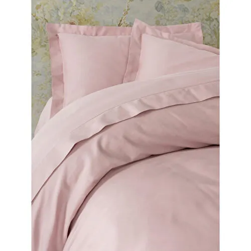 Cotton Box Elegant Saten Tek Kişilik Nevresim Takımı Pudra Cotton Box Elegant Saten Tek Kişilik Nevresim Takımı Pudra