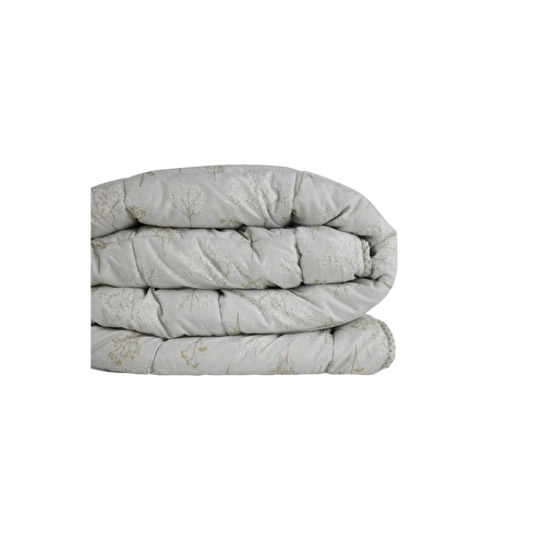 Othello Kullanımı Kolay Tek Kişilik Yorgan 155x215 Cm Krem - Dormio Bloom Serisi