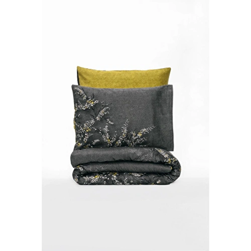 Cotton Box Saten Çift Kişilik Nevresim Takımı Libby Yeşil