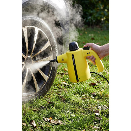 Premier PSC 138 Portatif 4 Bar Basınçlı Buharlı Temizleyici 1050w Yüksek Güç Ve Zengin Aksesuar Seti Sarı Renk