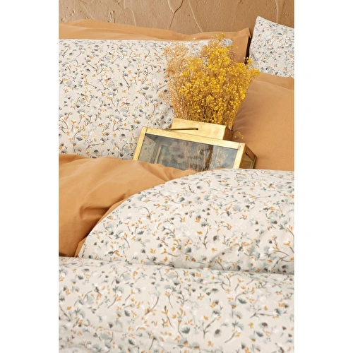 Cotton Box Petite Tek Kişilik Lastikli Çarşaflı Nevresim Takımı Posy Bej Cotton Box Petite Tek Kişilik Lastikli Çarşaflı Nevresim Takımı Posy Bej
