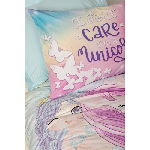 Cotton Box Junior Tek Kişilik Lastikli Çarşaflı Nevresim Takımı Sirena Mint Cotton Box Junior Tek Kişilik Lastikli Çarşaflı Nevresim Takımı Sirena Mint