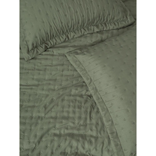 Cotton Box Serra Çift Kişilik Yatak Örtüsü Niva Adaçayı