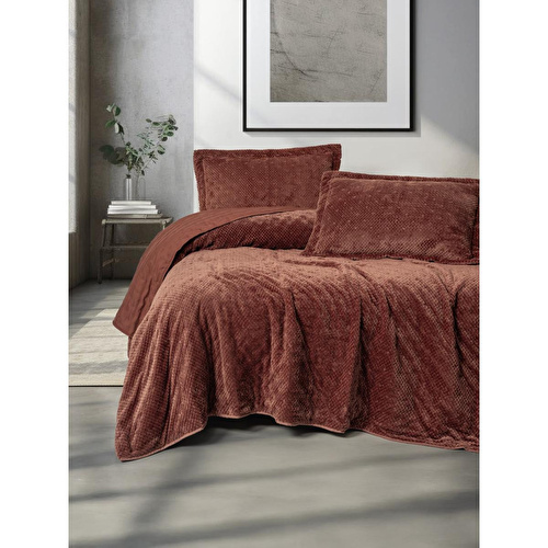 Cotton Box Softnest Tek Kişilik Yatak Örtüsü Boleta Kiremit