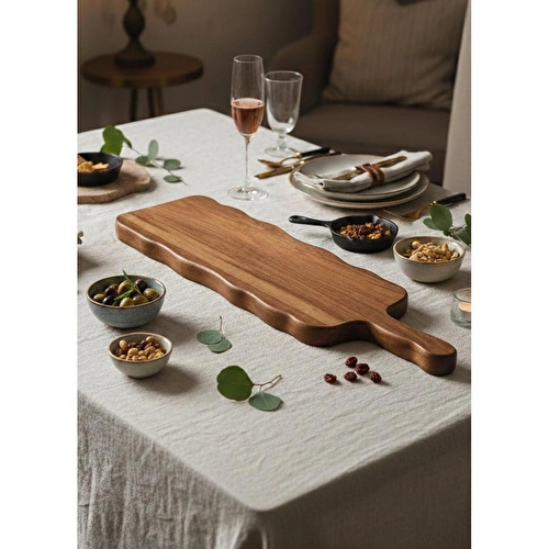 The Mia Natura Akasya Kesme Tahtası 46x13x2 Cm