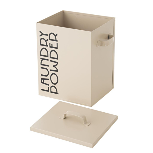 Mudo Home Roma Deterjanlik Mat Bej 18x15x23 Mudo Home Roma Deterjanlik Mat Bej 18x15x23