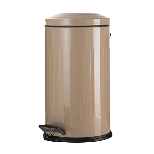Mudo Home 16lt Pedalli Vintage Çöp Kovasi Bej Mudo Home 16lt Pedalli Vintage Çöp Kovasi Bej
