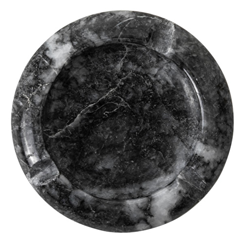 Mudo Home Round Mermer Küllük Si̇yah