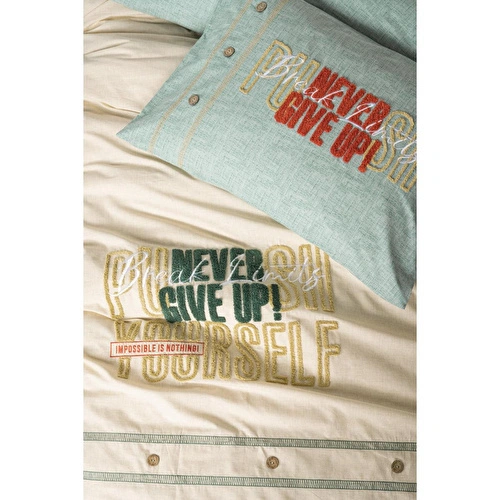 Cotton Box Mood Nakışlı Ranforce Çift Kişilik Nevresim Takımı Forward Bej Cotton Box Mood Nakışlı Ranforce Çift Kişilik Nevresim Takımı Forward Bej