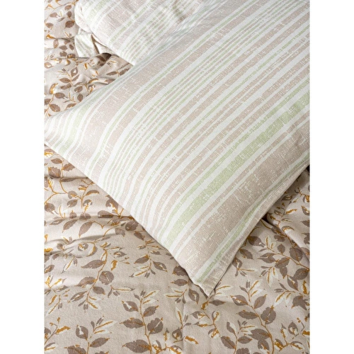 Cotton Box Flanel Tek Kişilik Nevresim Takımı Roof Yeşil Cotton Box Flanel Tek Kişilik Nevresim Takımı Roof Yeşil