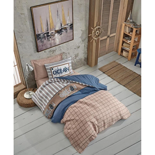 Cotton Box Genç Odası Tek Kişilik Complete Set Ocean Lacivert