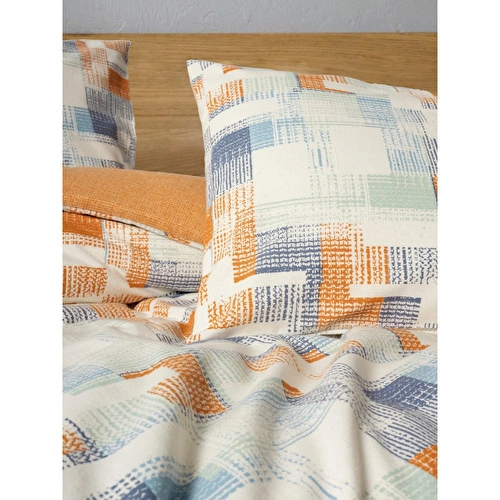 Cotton Box Flanel Çift Kişilik Nevresim Takımı Rina Kiremit Cotton Box Flanel Çift Kişilik Nevresim Takımı Rina Kiremit