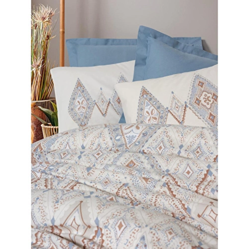 Cotton Box Bohem Çift Kişilik Nevresim Takımı Zanora Indigo Cotton Box Bohem Çift Kişilik Nevresim Takımı Zanora Indigo