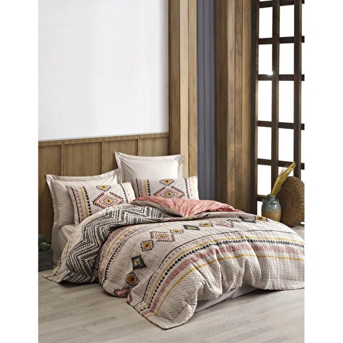 Cotton Box Ethnic Çift Kişilik Complete Set Felix Kiremit