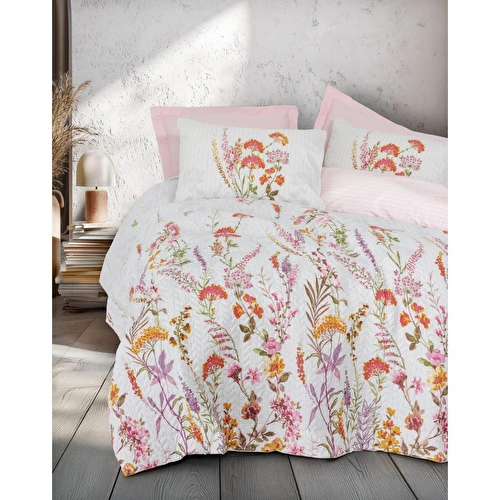 Cotton Box Tek Kişilik Complete Set Lilura Pembe
