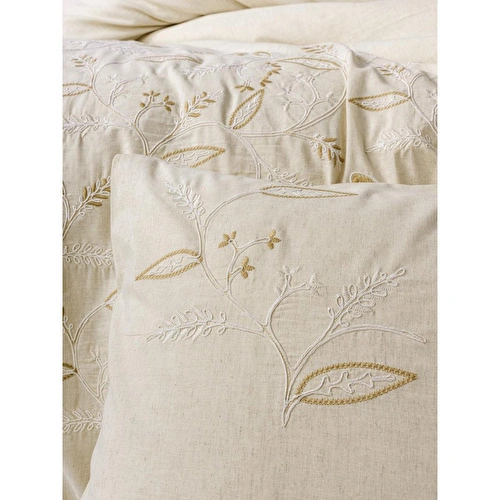 Cotton Box Cotton Keten Çift Kişilik Nevresim Takımı Lapelis