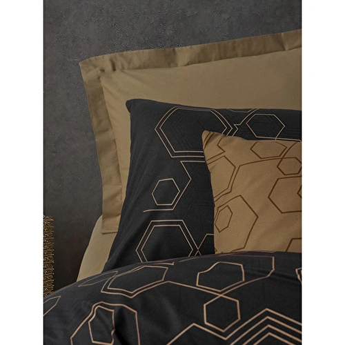 Cotton Box Dark Çift Kişilik Nevresim Takımı Dawn Bakır Cotton Box Dark Çift Kişilik Nevresim Takımı Dawn Bakır