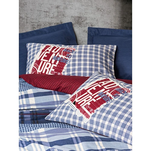 Cotton Box Masculine Çift Kişilik Nevresim Takımı Roger Lacivert